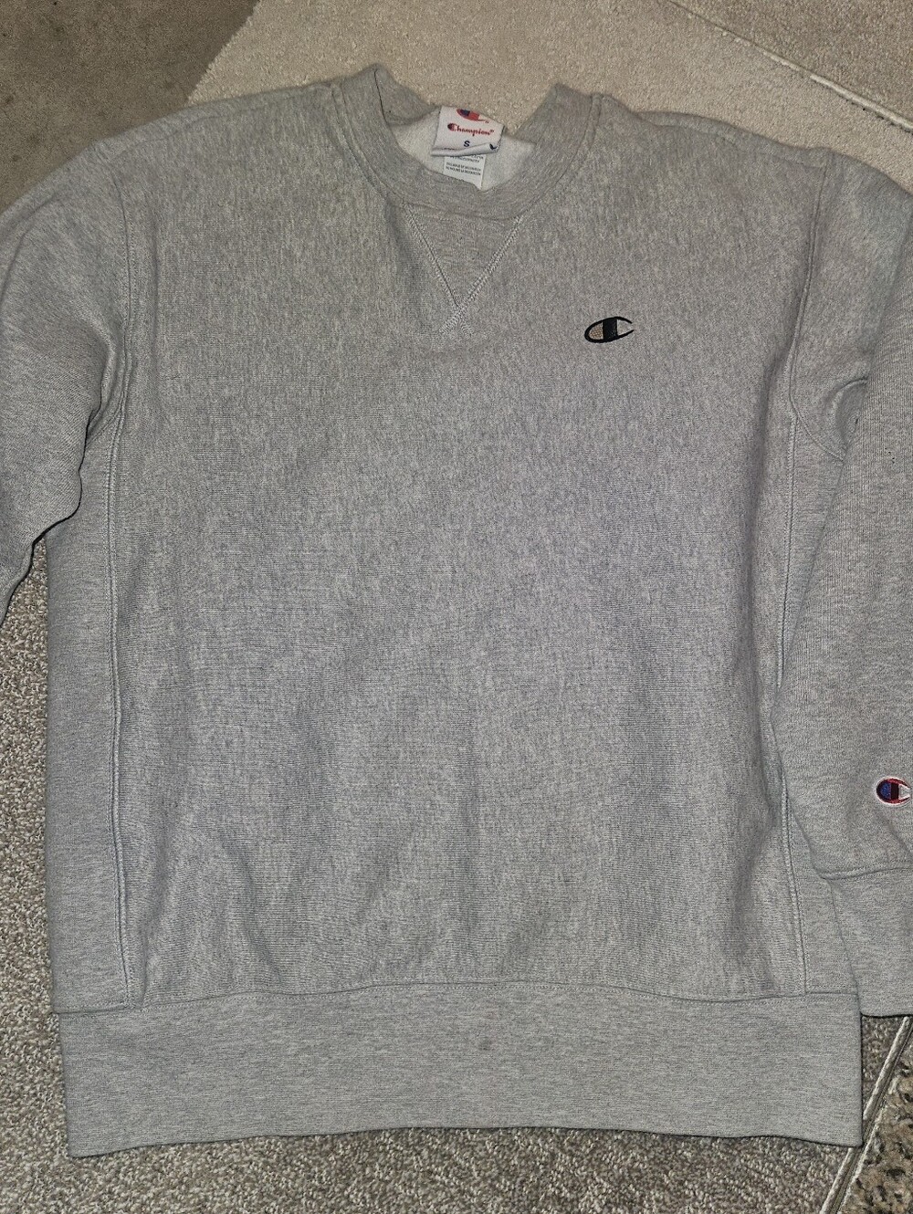 Champion Men's Classic Crewneck Sweatshirt - Gray